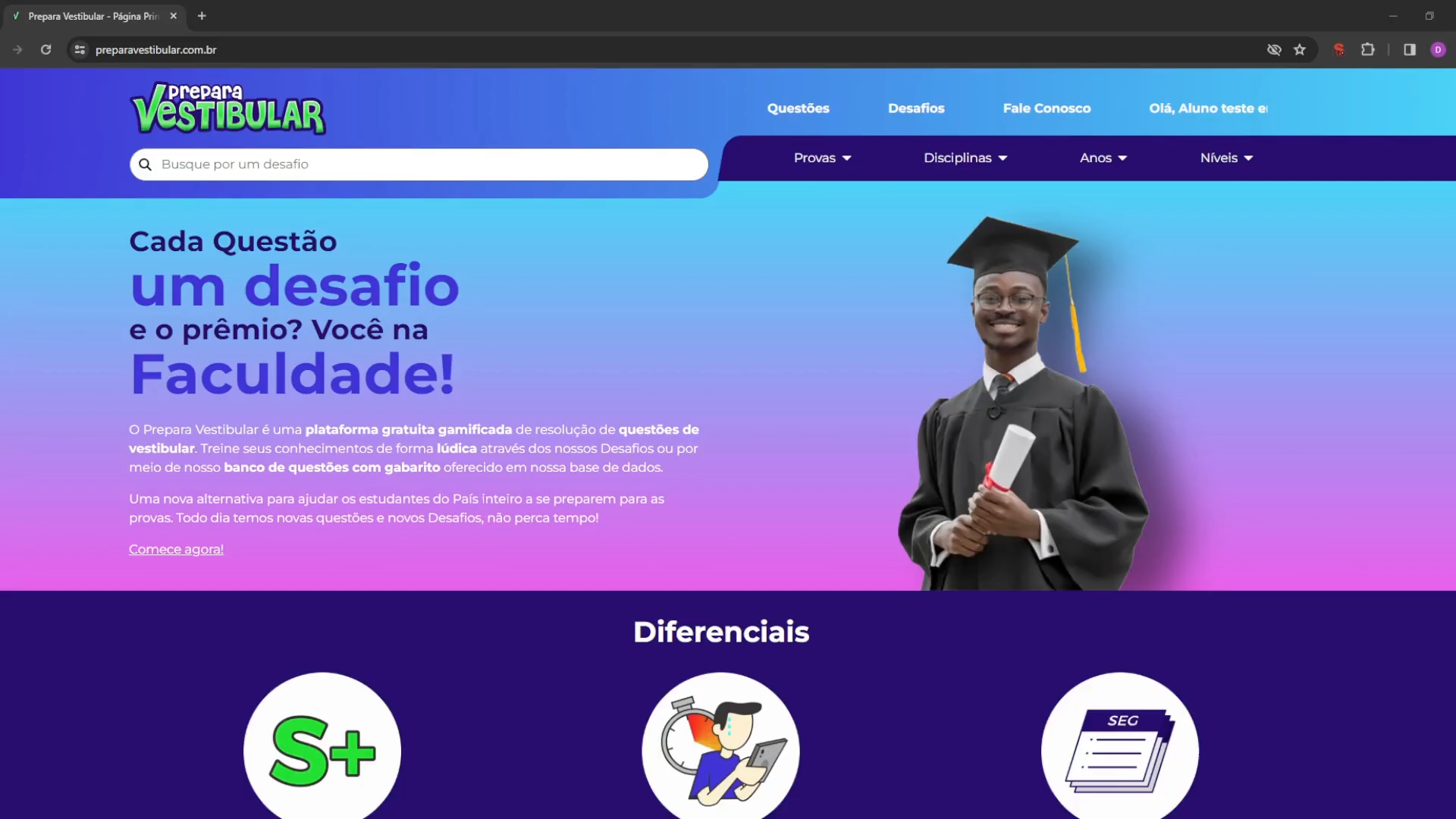 Projeto Prepara Vestibular